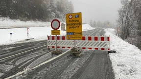 Wintereinbruch in Österreich