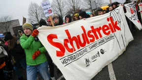 Protest gegen marode Schulen
