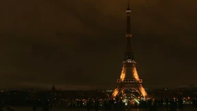 Beleuchtung des Eiffelturms ausgeschaltet