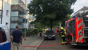 Kleinkind aus brennender Wohnung gerettet