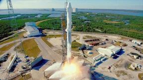 Recycelte SpaceX-Rakete hebt ab