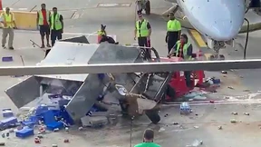 Catering-Wagen sorgt für Chaos