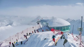 Mit der Luxusgondel  zur Sonnenlounge