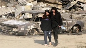 Schwarzer Stern in Flammen