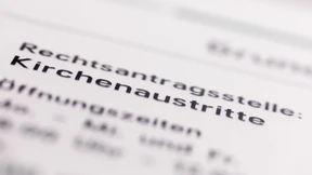 Mehr als eine halbe Million Kirchenaustritte