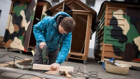 Ein Mini-Eigenheim für Obdachlose
