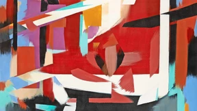 Ein Boxer an der Staffelei