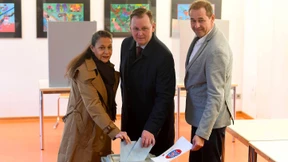 Spitzenkandidaten geben Stimme ab