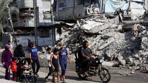 Menschen in Gaza reagieren auf Friedensplan