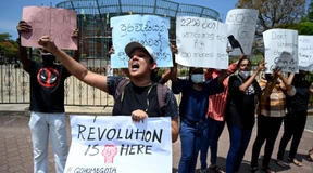 Colombos Börse gleitet ins Chaos