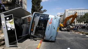 Palästinenser tötet Passanten mit Bagger