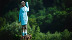 Melania-Statue sorgt für Streit 