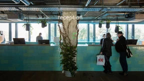 Kissengebirge mit Flachbildschirmpanorama