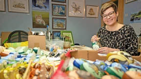 So wird ein Ei zur Leinwand