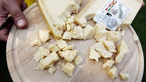 Cellulose im Parmesan