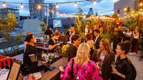 „Beginn eines großen Feuerwerks“