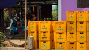 Das beste Bier am Mekong