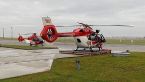 DRF Luftrettung verlegt weiteren Hubschrauber nach Sachsen