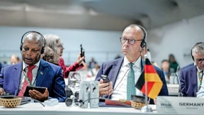 Merz setzt auf Technologie und einen „namhaften“ deutschen Beitrag