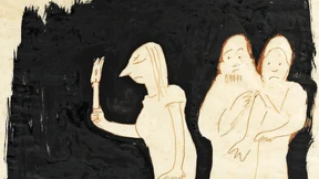 Vor nichts tritt er zurück in sich