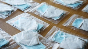 Fast alle Schutzmasken kommen aus China