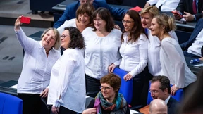 Böser männlicher Blick