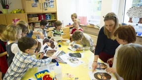 Und nach der Schule zur Commerzbank