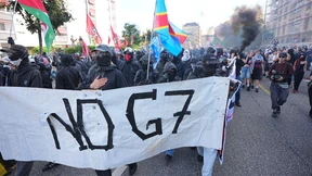 Ausschreitungen bei Protesten gegen G-7-Treffen