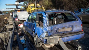 Mehr Schwerverletzte nach Massenunfall auf A67
