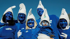 Weltrekord mit größtem Schlumpftreffen 