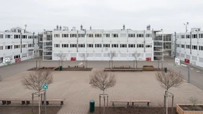 Unterricht in oft kalten Containern