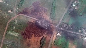 Bericht: Wrackteil weist auf Raketentreffer hin