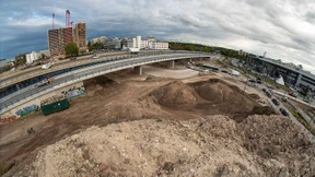 Behinderungen am Kaiserlei-Kreisel