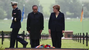 Merkel und Hollande gedenken der „Hölle von Verdun“