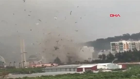 Heftige Wirbelstürme in Antalya