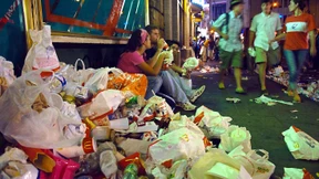 Eine Waschmaschine für Plastikmüll