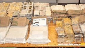 Kokain versteckt in Kaffeesäcken