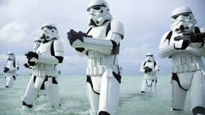 Sterne funkeln über der Insel