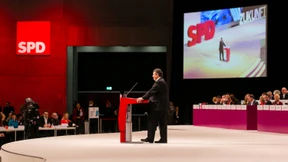 Der SPD-Vorsitzende beschwört die arbeitende Mitte