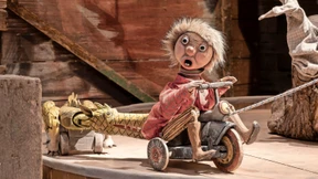 Holzfische sehen dich an