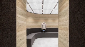 Eine Höhle aus Kork für Stone Island