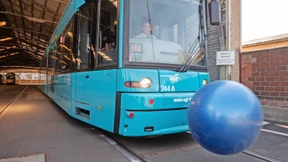 Bowling mit der Straßenbahn