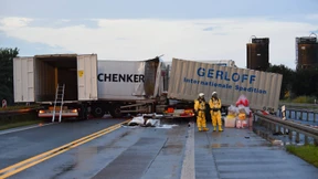 A5 nahe Butzbach nach Gefahrgutunfall gesperrt