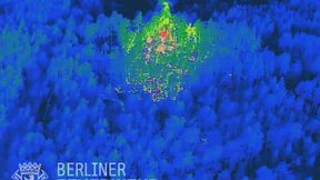 Explosionen und Feuer im Grunewald