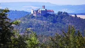 Mit dem Burgführer in der Lutherstube