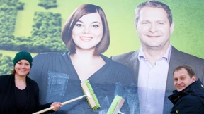 Grünen-Wahlkampf im Windschatten 