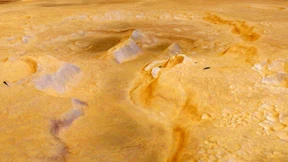 Forscher finden Supervulkane auf dem Mars 