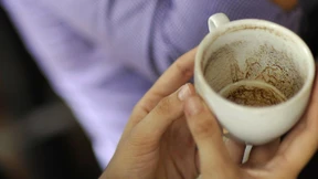 Kaffeesatz als Batterie