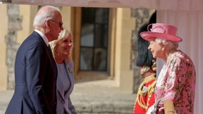 Joe und Jill Biden von der Queen