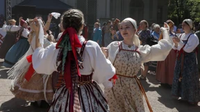 „Tanz-Flashmob der Völker Russlands“